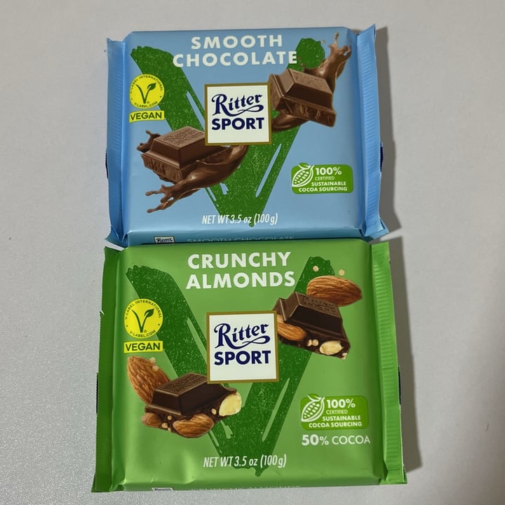 photo of Ritter Sport Crunchy Almonds shared by @justme92able on  02 Jan 2024 - review