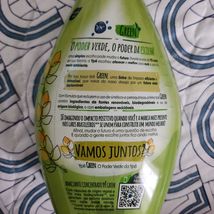 photo of Ypê Amaciante concentrado green shared by @anaribeiro1705 on  20 Aug 2023 - review