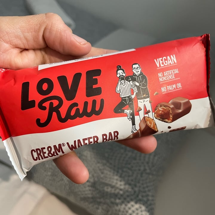 photo of LoveRaw Cre&m Filled Wafer Bars shared by @vanz on  26 Nov 2023 - review