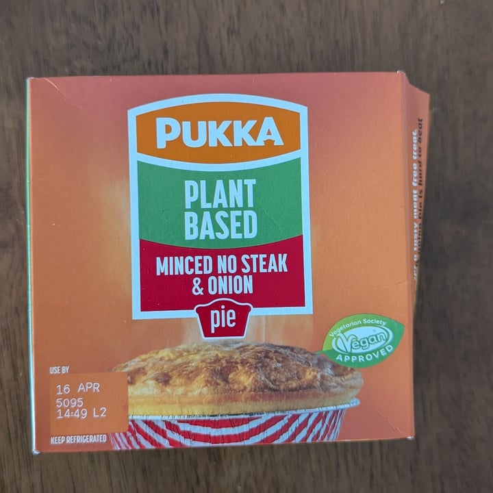 photo of Pukka Pies Plant Based Minced No Steak & Onion Pie shared by @filter-kaapi on  17 May 2025 - review