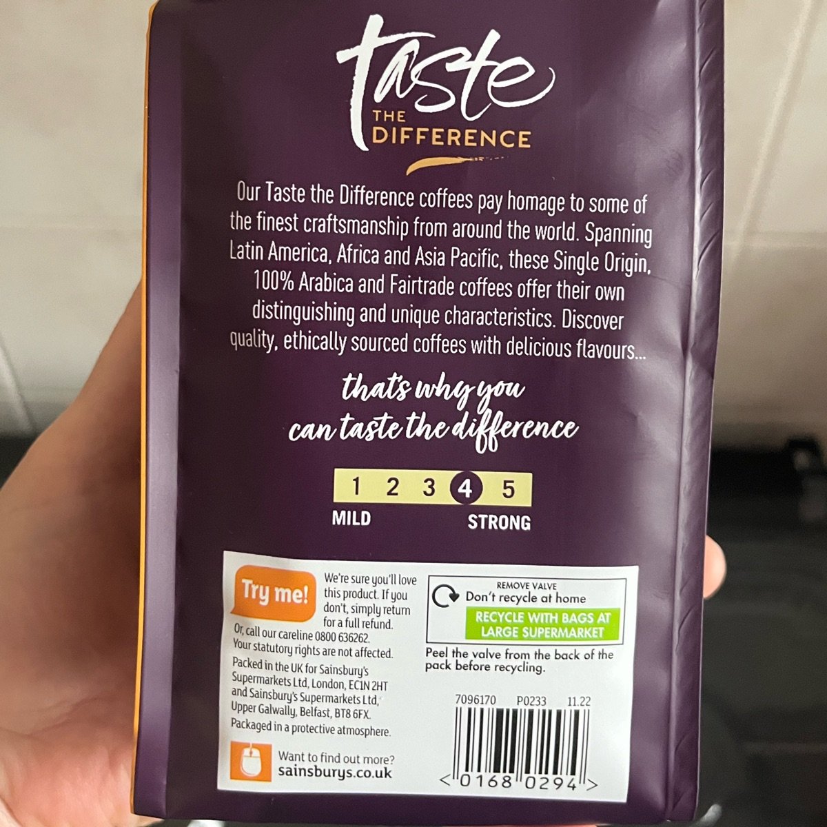 Colombian Sundried Quinchia Ground Coffee from Sainsbury’s Taste The ...