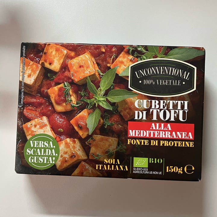 photo of Unconventional Cubetti Di Tofu Alla Mediterranea shared by @aliciottolina on  10 Jul 2025 - review