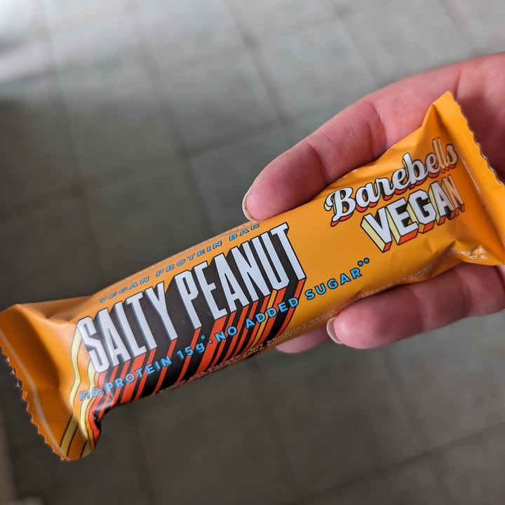 photo of Barebells Vegan Salty Peanut Protein Bar shared by @vganbeast on  07 May 2024 - review