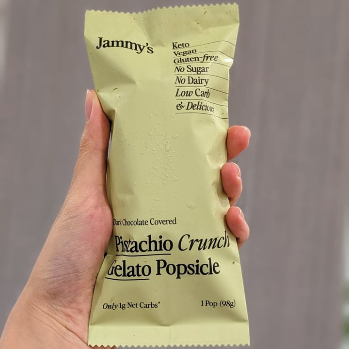 photo of Jammy’s Pistachio Crunch Gelato Popsicle shared by @xinru-t on  26 Apr 2024 - review