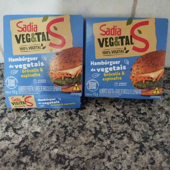 photo of Sadia Veg&Tal Hambúrguer de vegetais shared by @elianecarvalho on  07 Apr 2024 - review