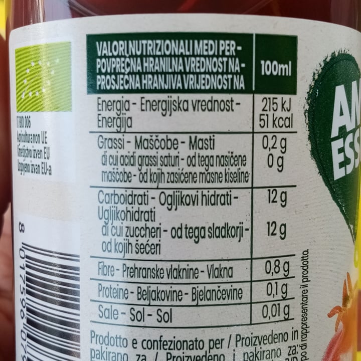 photo of AMO ESSERE BIO nettare di melagrana shared by @valeveg75 on  03 Oct 2025 - review