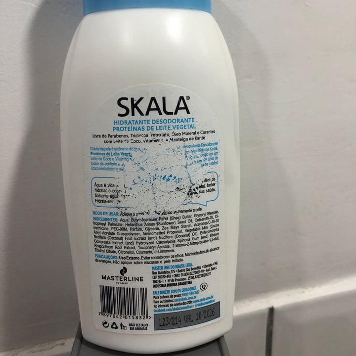 photo of Skala creme hidratação imediata proteína do leite vegetal shared by @karlamarques on  06 Jan 2024 - review