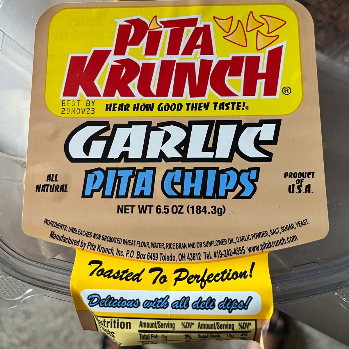 Pita Krunch Garlic Pita Chips Reviews abillion