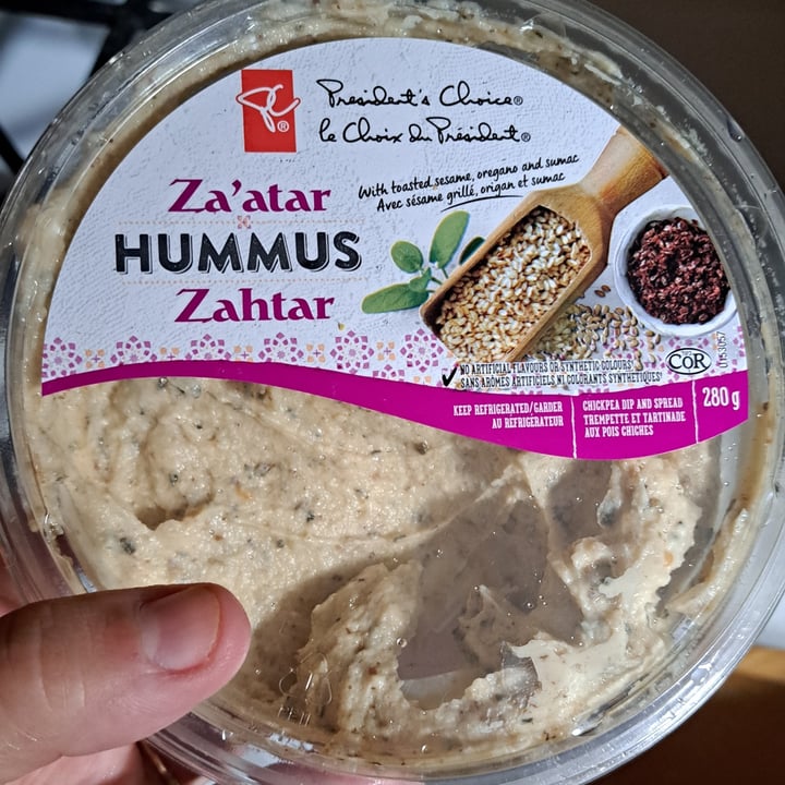 President's Choice Za'atar Hummus Review abillion