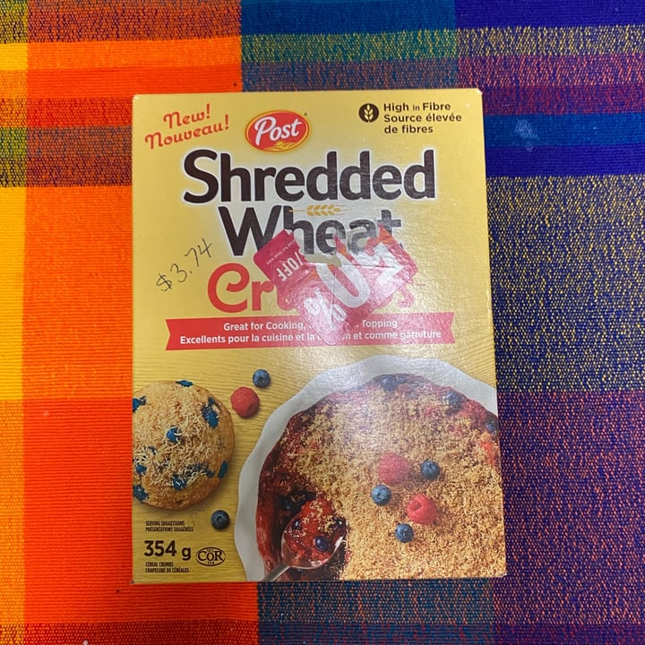 photo of Post Shredded Wheat Crumbs shared by @ryanleys on  01 Mar 2024 - review