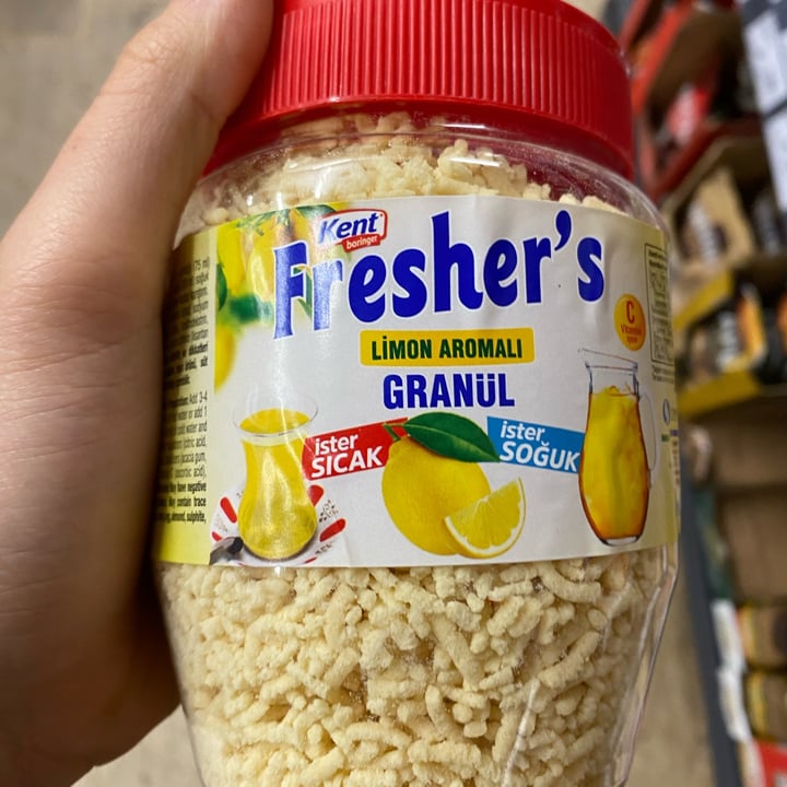 photo of Kent Fresher’s Lemon Flavored Granule shared by @crazyvegannnn on  13 Apr 2025 - review
