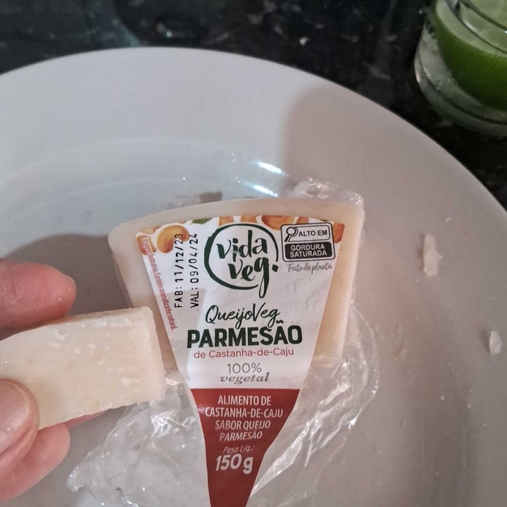 photo of Vida Veg queijo de castanha de caju sabor parmesão shared by @danizata on  31 Mar 2024 - review