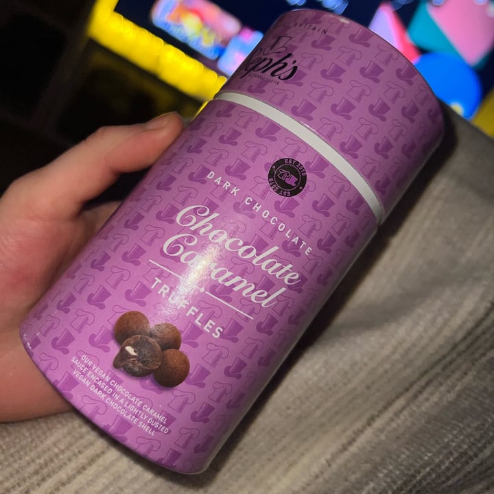 photo of Joe & Seph’s dark chocolate caramel truffles shared by @annaleitner on  16 Feb 2024 - review