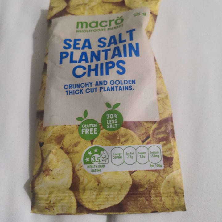 photo of Macro Wholefoods Market Sea Salt Plantain Chips shared by @rapattack on  09 Oct 2025 - review