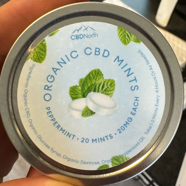 photo of CBD North Organic CBD Mints -  Peppermint shared by @veganmika on  09 Apr 2024 - review