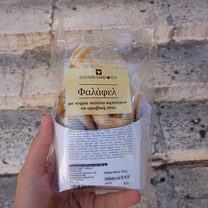 photo of Golden Sandwich Φαλάφελ shared by @alexdaper on  10 Oct 2025 - review