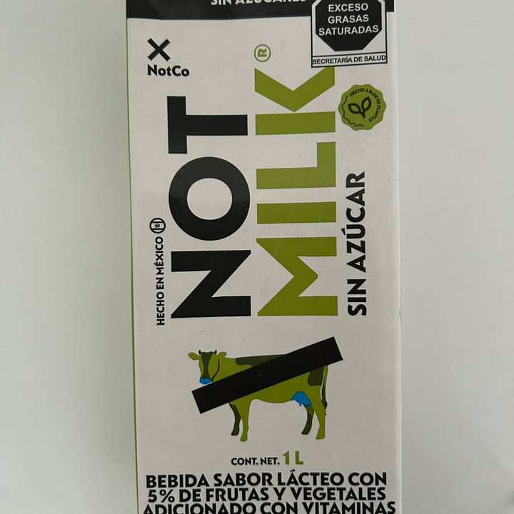 photo of Not Co Not Milk sin azúcar shared by @zullybee on  20 Jan 2024 - review