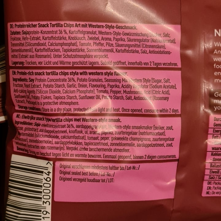 photo of MORE Nutrition Protein Tortilla Chips Western Style shared by @koalamaedchen on  04 Feb 2024 - review