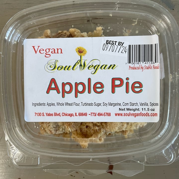 photo of Soul Vegan Apple Pie shared by @tamiapple on  02 Sep 2024 - review