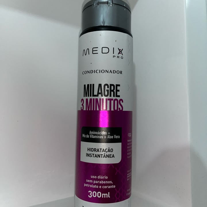 photo of medix pro CONDICIONADOR MILAGRE 3MINUTOS shared by @aclara on  20 Jul 2024 - review