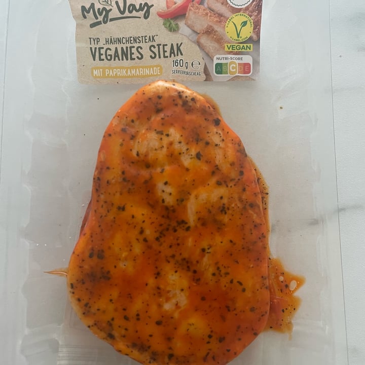 photo of My Vay (ALDI) Vegan Steak shared by @genuinegoose60 on  16 Sep 2025 - review