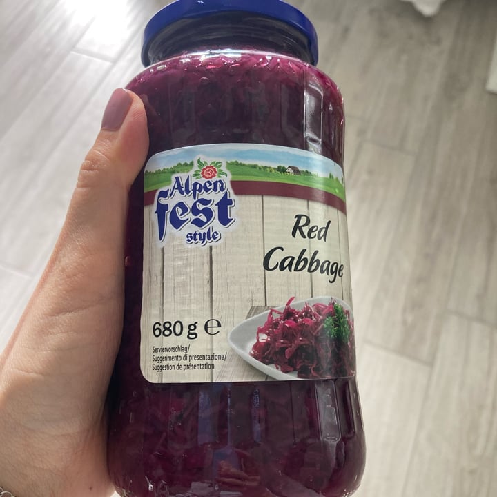 photo of Alpen fest style Red cabbage shared by @tinavegl on  17 May 2024 - review