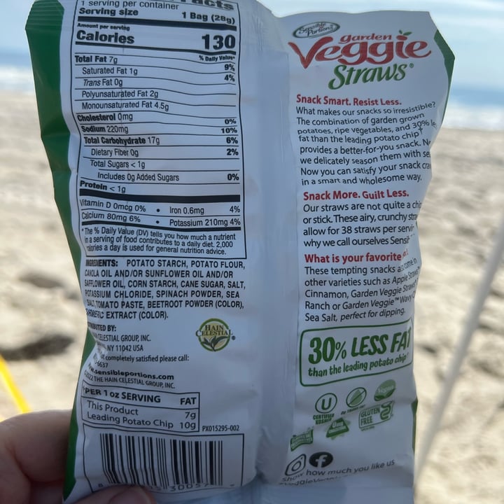 photo of Sensible Portions® Garden Veggie Garden Veggie Straws shared by @allycat38 on  17 Sep 2023 - review