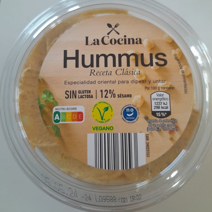 photo of La Cocina de Aldi Hummus Receta Clásica shared by @lectora23 on  26 Apr 2024 - review