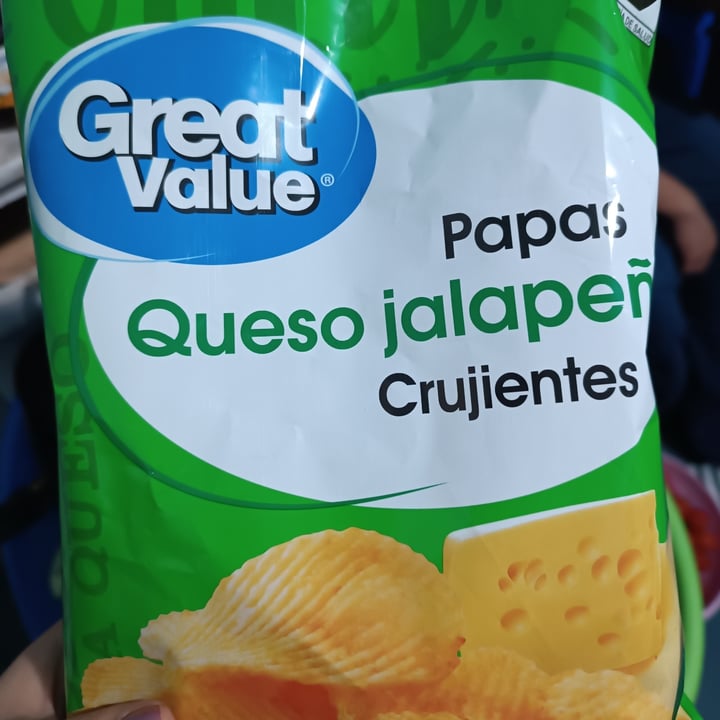photo of Great Value  Papas Queso Jalapeño shared by @fechis on  27 Jan 2024 - review