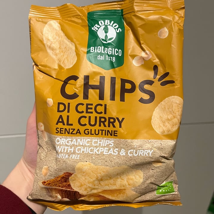 photo of Probios Chips biologiche con ceci al curry shared by @alicebveg on  18 Mar 2025 - review