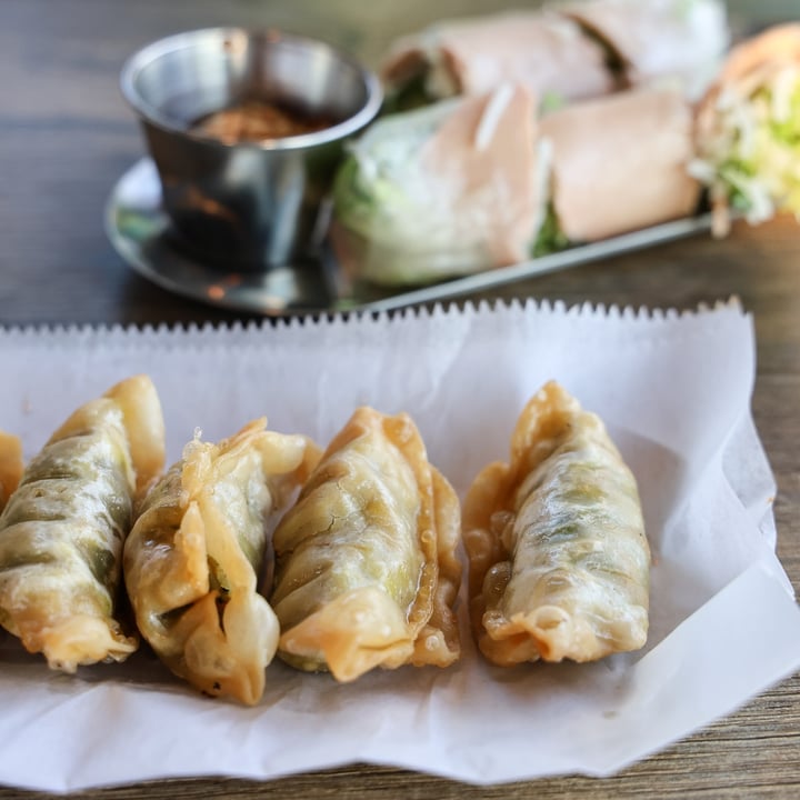 photo of Saigon Noodle Bar veggie dumplings shared by @lizmaselli on  25 Sep 2025 - review