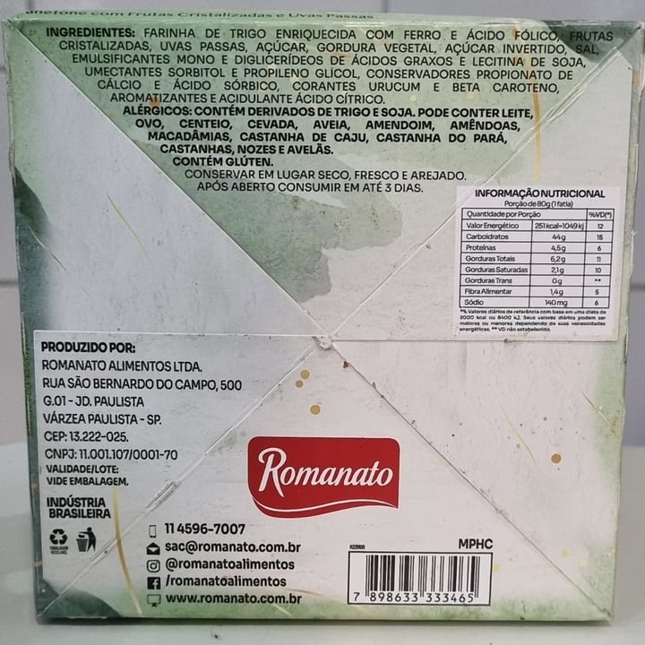 photo of Roma Vegan vegantonne frutas cristalizadas shared by @renatalemos on  07 Jan 2024 - review