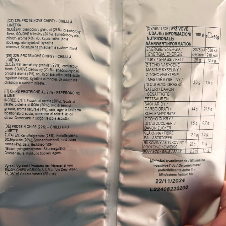 photo of Joxty Protein Chips - Chilli & Lime shared by @erikah on  28 Apr 2024 - review