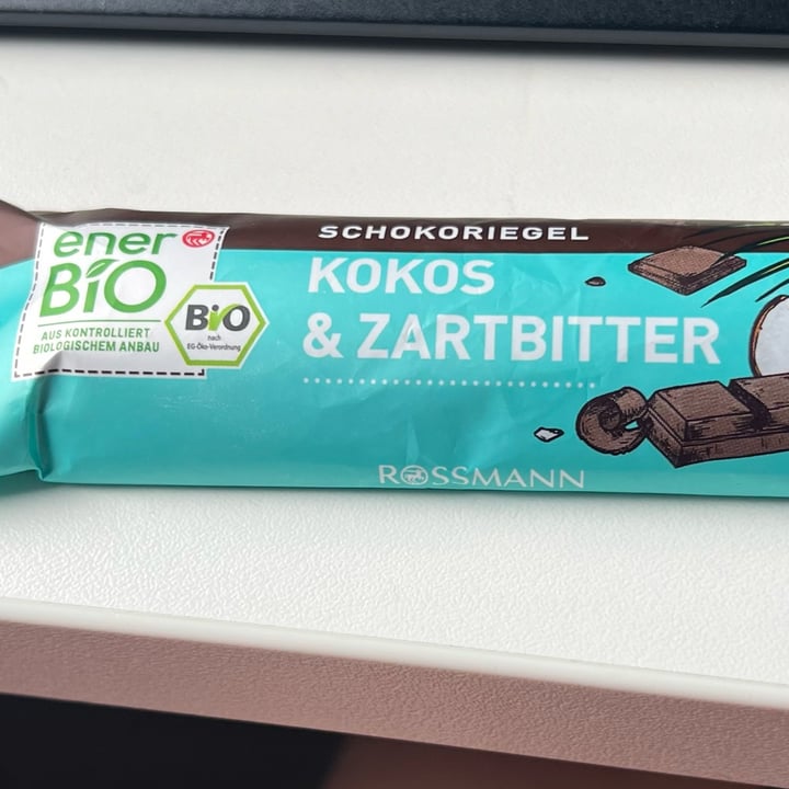 photo of enerBio Schokoriegel Kokos& Zartbitter shared by @annamiou on  03 May 2024 - review