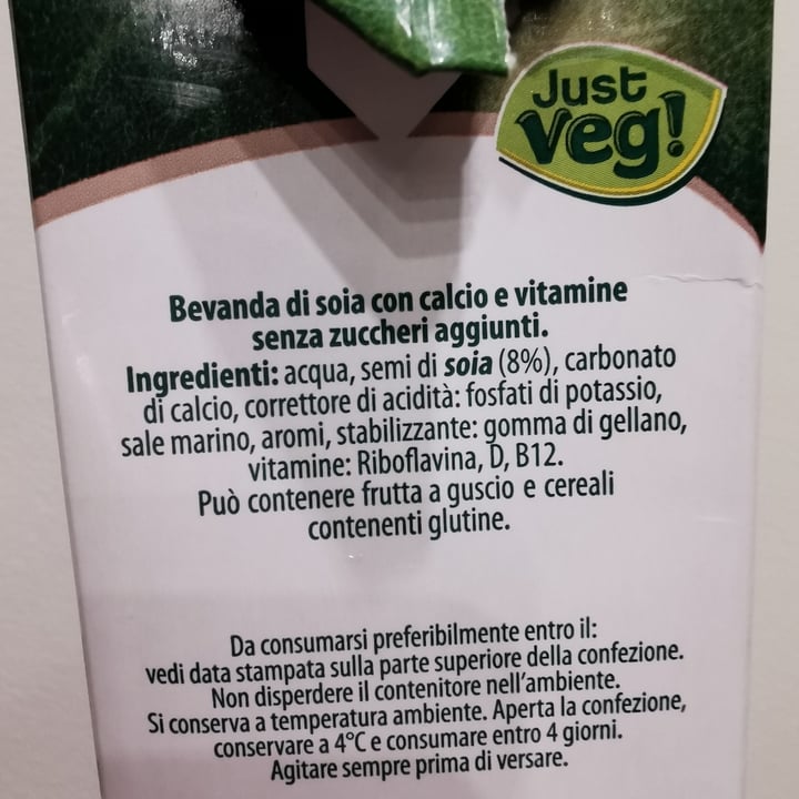 photo of Just Veg! (ALDI Italy) Bevanda di Soia senza zuccheri aggiunti shared by @posataverde on  12 Jan 2024 - review