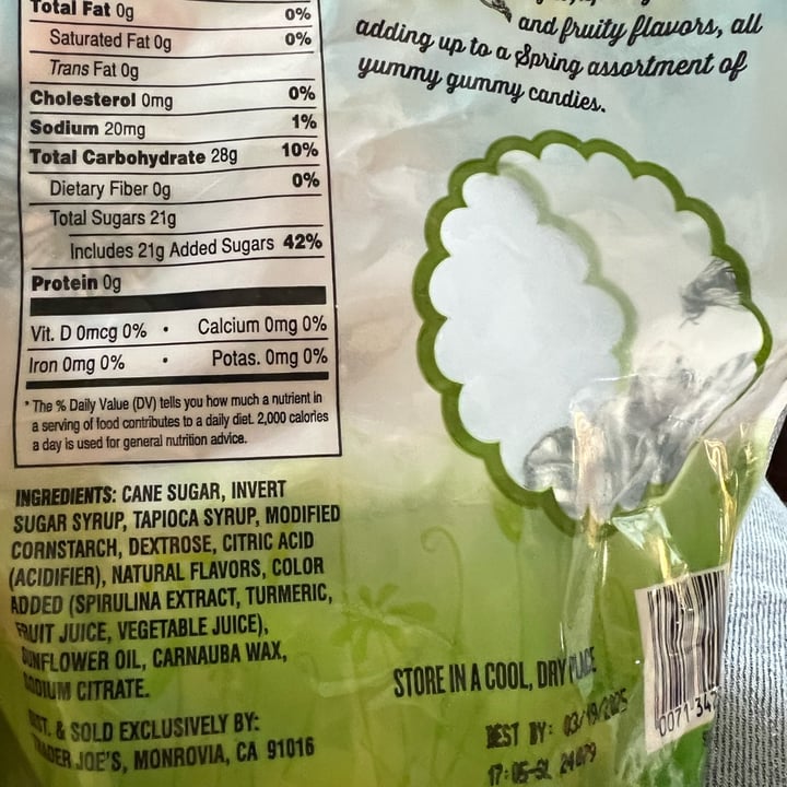 photo of Trader Joe's Spring gummies shared by @allycat38 on  29 Apr 2024 - review