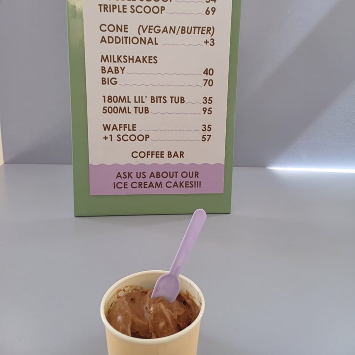 photo of Kristen's Kick-Ass Ice Cream Muizenberg chocolate coconut fudge shared by @jenfarrell on  09 Feb 2024 - review