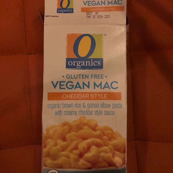 photo of Organics vegan mac cheddar shared by @nopope2023 on  16 Sep 2023 - review