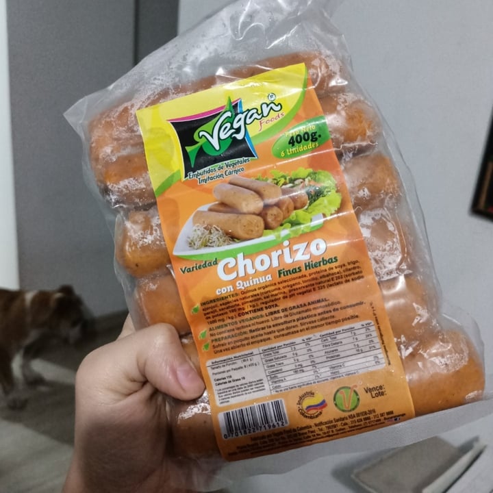 photo of Vegan foods Chorizos shared by @catacc on  19 Dec 2024 - review