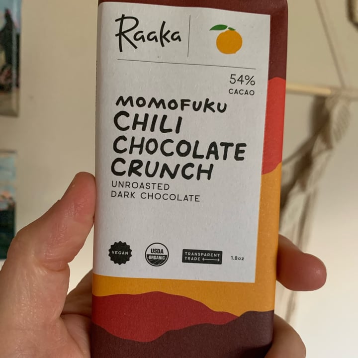 photo of Raaka Momofuko Chili Chocolate Crunch shared by @stargazer00742 on  17 Dec 2023 - review