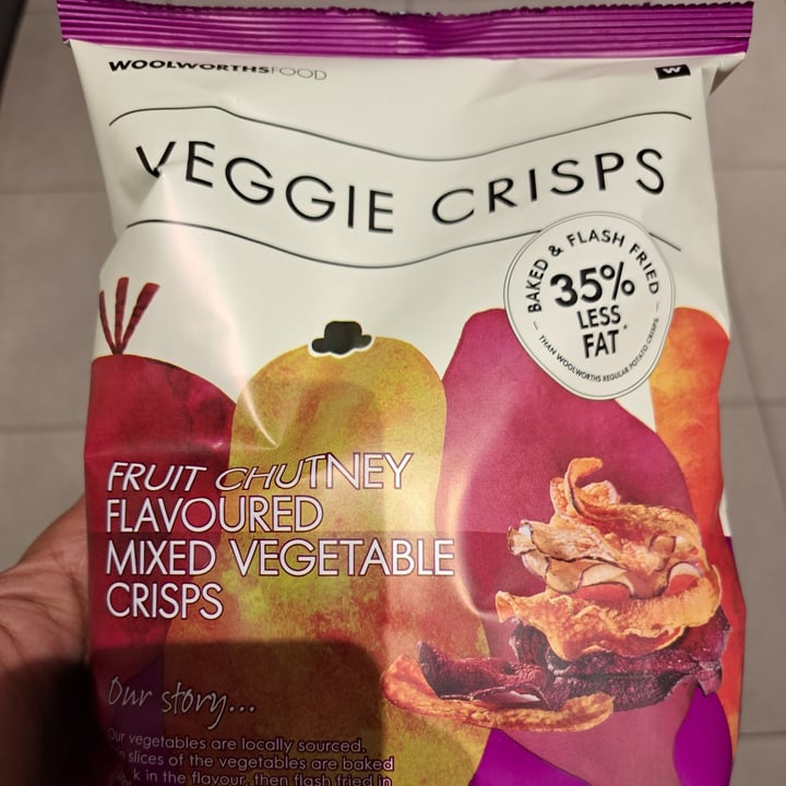 photo of Woolworths Food Fruit Chutney Flavoured Veggie Crisps shared by @udeshs on  27 Apr 2024 - review
