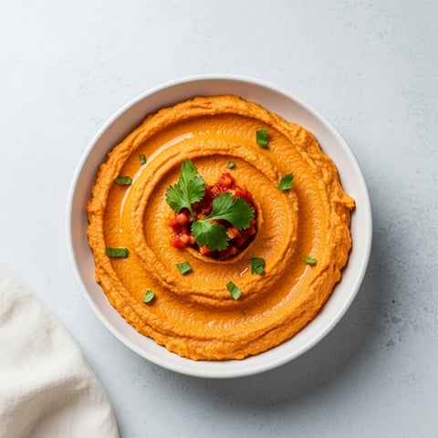Easy Spicy Sweet Potato Hummus: A Creamy Vegan & Gluten-Free Dip