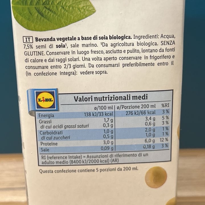 photo of Vemondo Bio Bevanda Soia Senza Zuccheri Aggiunti shared by @annaberger on  08 Jul 2025 - review