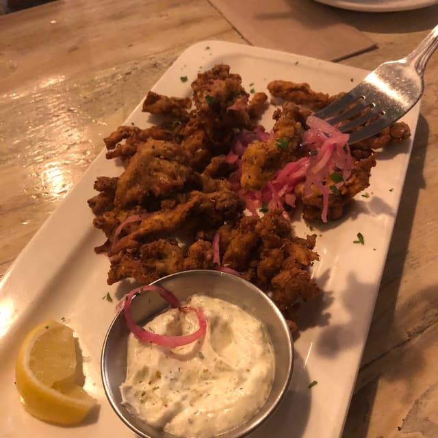 Photo of the dish “Oyster Mushroom Kalamari”