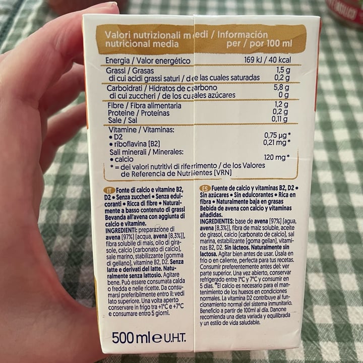 photo of Alpro Latte avena Senza Zuccheri shared by @ambra83 on  08 Aug 2025 - review