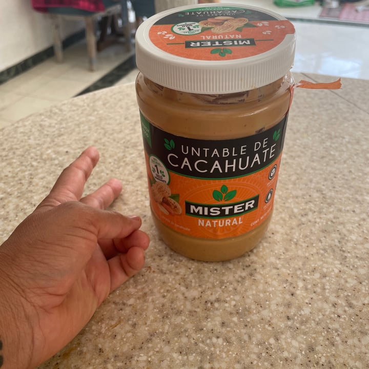 photo of Mister Untable de Cacahuate Natural shared by @veganads on  22 Sep 2023 - review