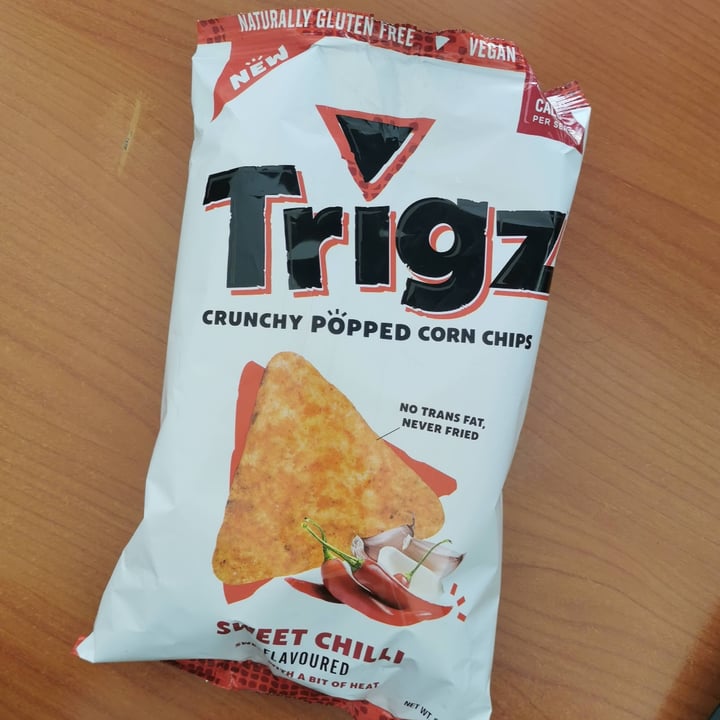 photo of Trigz Trigz Sweet Chilli Crunchy Popped Chips shared by @viiathevegan on  19 Apr 2024 - review