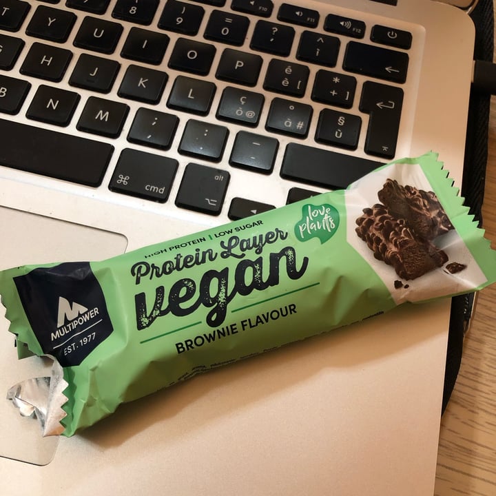 photo of Multipower Protein Layer Vegan Brownie Flavour shared by @lisbethsalander on  16 Nov 2024 - review