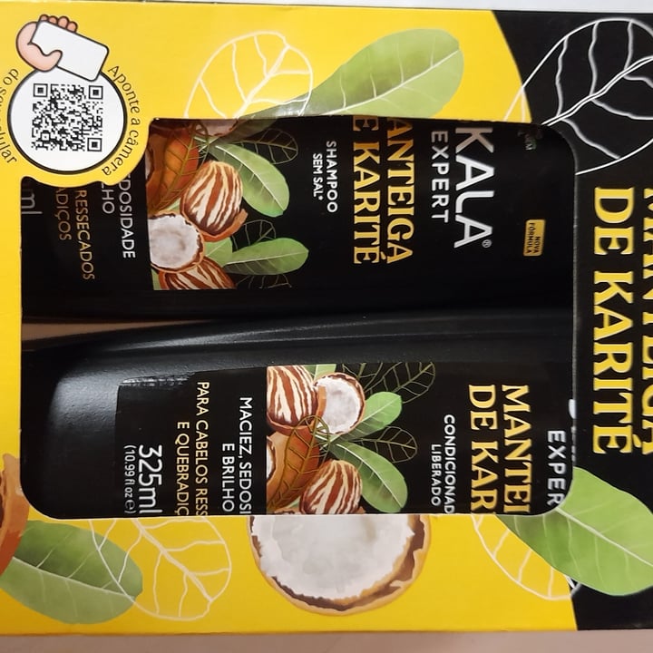 photo of Skala Kit shampoo e condicionador manteiga de karité shared by @ilanajuerana on  08 Dec 2023 - review