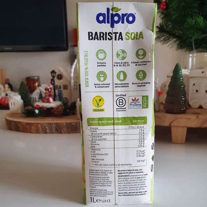 photo of Alpro Barista Soia shared by @tania- on  13 Dec 2024 - review